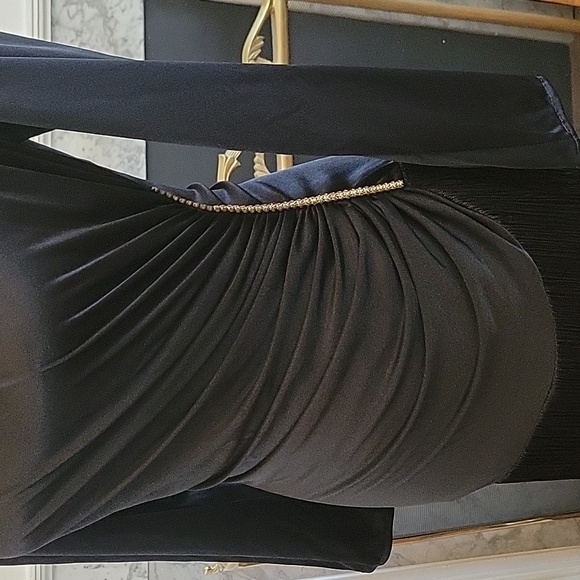 Vtg 80s Night Moves Disco Dress - Picture 3 of 10